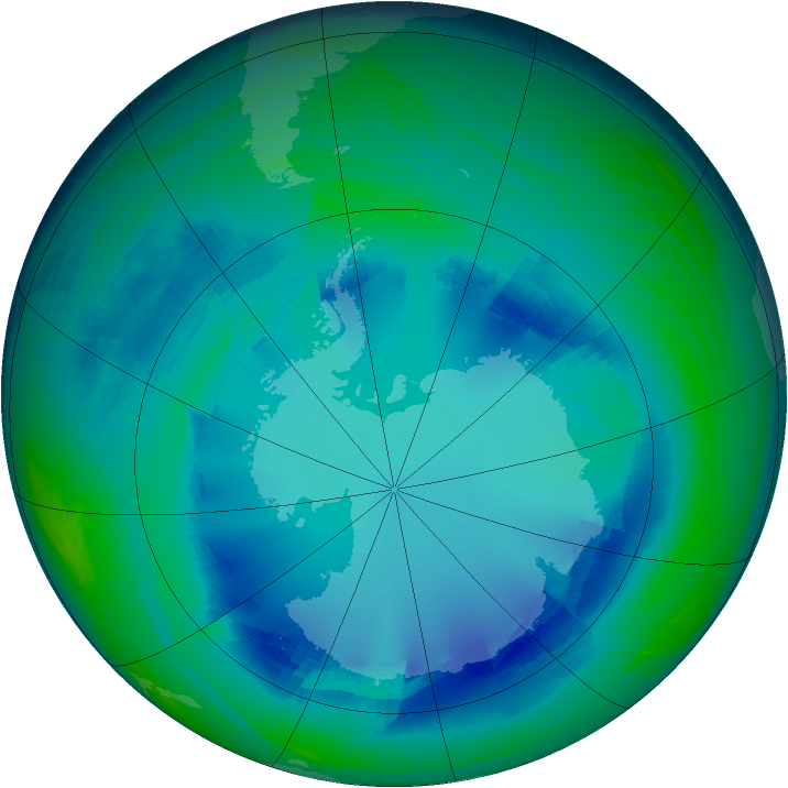 Ozone Map 2008-08-12